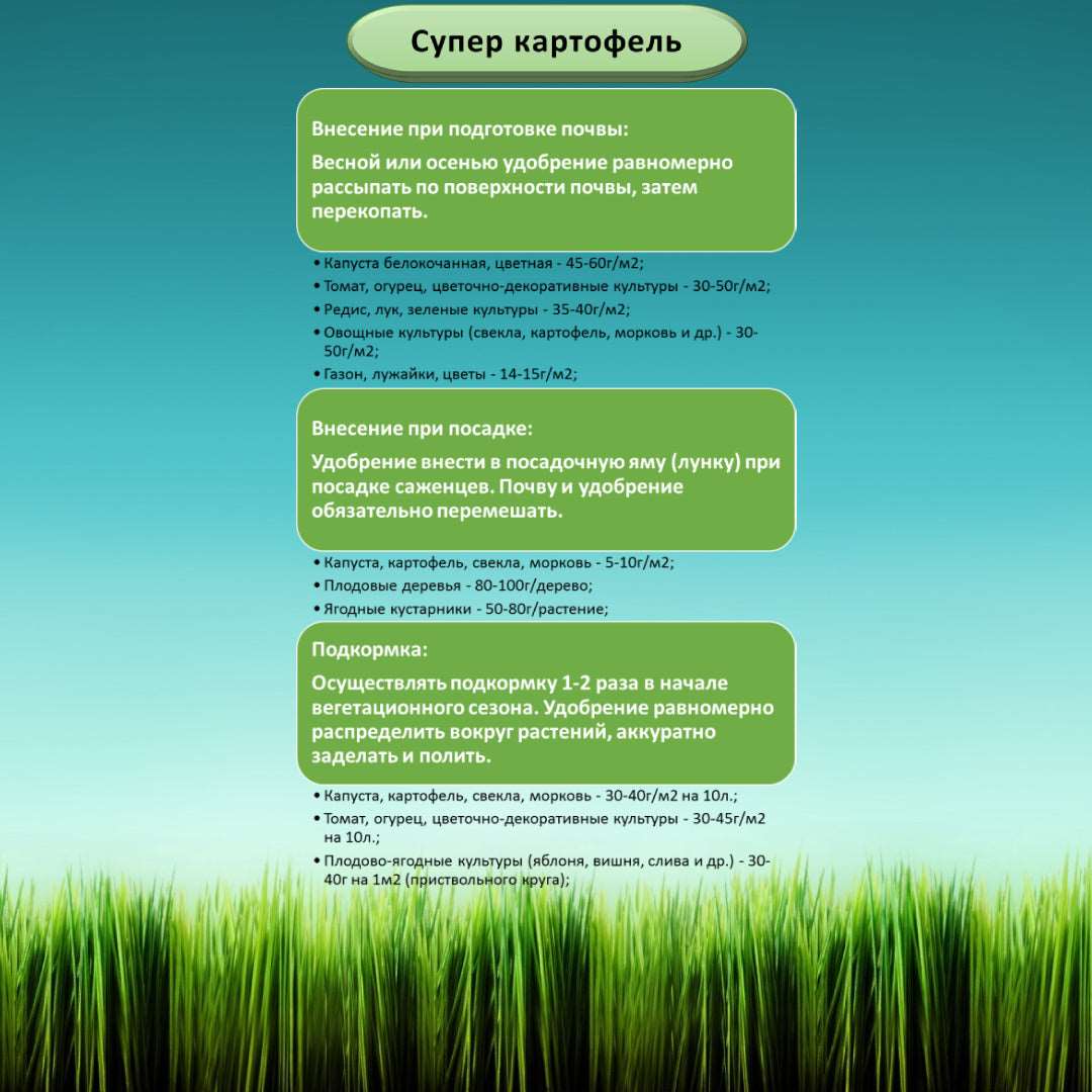 Удобрение для картофеля на основе сульфата аммония 3 кг — для высокого урожая и крепких клубней